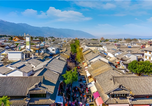 大理喜洲網紅公路無人機航拍 生態廊道自由騎行 瀘沽湖賞海菜花 舌尖